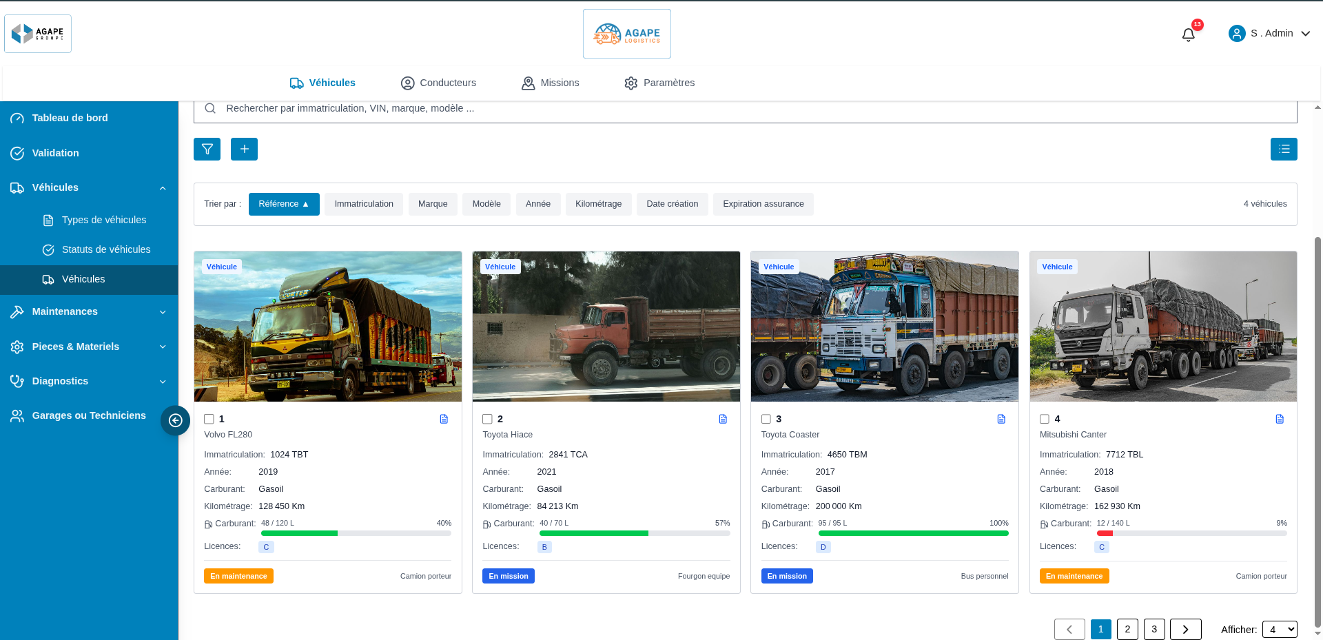 AGAPE Logistics — 2